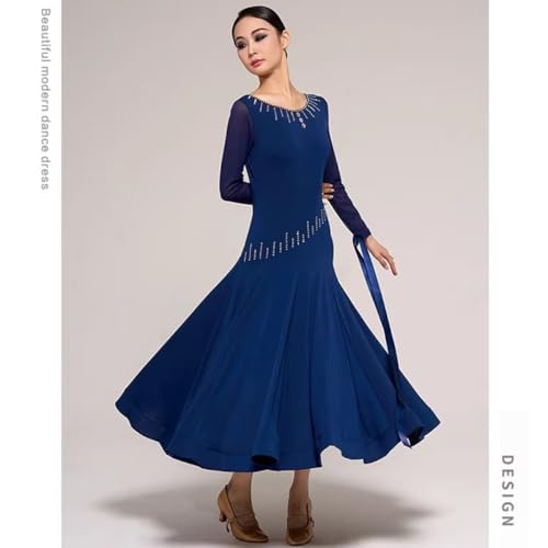 Robe de compétition de valse coupe queue de poisson femmes - 6