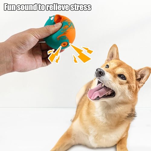 GkgWuxf Quietschendes Osterei-Hundespielzeug, Gummi-Ei-Hundespielzeug | Interaktives Hunde-Ei-Spielzeug aus Gummi,Buntes Huhn-Form-Ostern-Haustier-Ei-Spielzeug, für kleine Hunde oder große Hunde