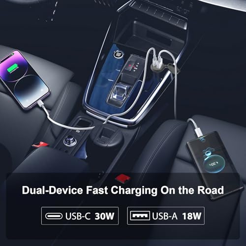 Image of Aluminum 12V USB Outlet with Switch, 48W Waterproof Car USB Socket