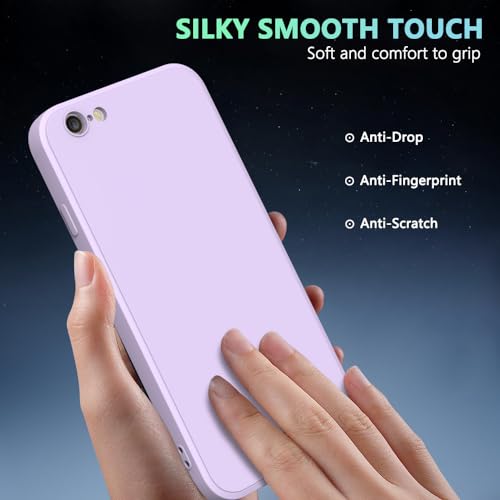 Image of for iPhone 6S Plus Case Purple, Scratch Resistant with Soft Touch, Slim Thin Phone Cover for iPhone 6 Plus 5.5 inch