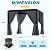 LVUYOYO Outdoor Louvered Pergola 10' x 10', Aluminum Pergola with Adjustable Roof, Waterproof Metal Gazebo with Curtains and Netting for Patio, Backyard, Garden, Deck (Black)