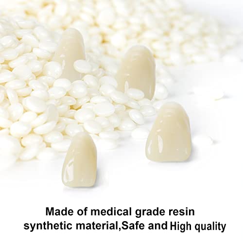 Image of JMU 28 Pcs /Set Dental Acrylic Resin Denture Teeth Shade A1 T6 Resin Synthetic False Teeth (Pack of 2)