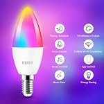 OHLUX E12 Led Bulb, Smart Candelabra Led Light Bulbs 5W 40 Watt Equivalent 1 Pack