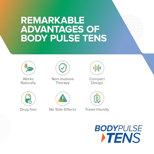 Image of COMPANIO Body Pulse TENS Body Pain Relief Electric Foot Massager for Nerve pain with Travel Bag Remote Control & Electrode Patches | Neuropathy Pain Relief | Thigh Hip Foot Upper /Lower Back Elbow Sciatic Nerve Pain | Scientifically Proven | Blood Circulator | No Side Effects