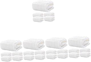 ibasenice Babador De Algodão De Espuma 25 Peças Panos De Banho Para Recém-Nascidos Toalha Para Bebês Meninas Panos De Rosto Para Bebês Itens Essenciais Para Recém-Nascidos Panos Para