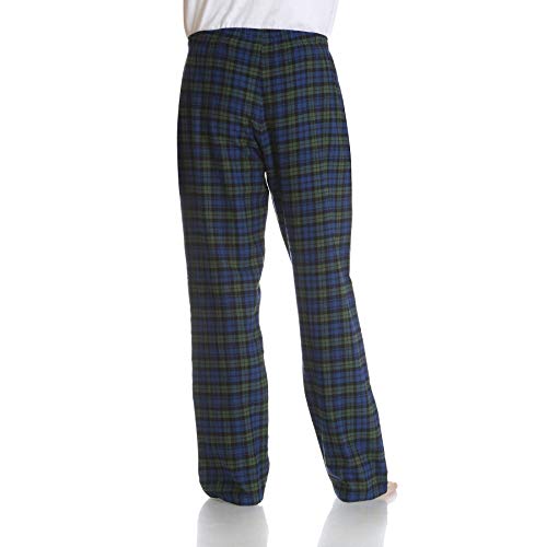 Hanes Men's Plaid Flannel Pajama Pants - 2 Pack, 4086, Blue/Black Plaid, XL4