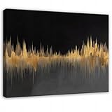 WallArena - Impression sur toile - Abstrait - 120x80 cm - Tableau...