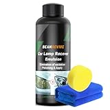 Loodion Headlight Cleaner, Head Light Restoration Spray, Headlight Cleaner and...