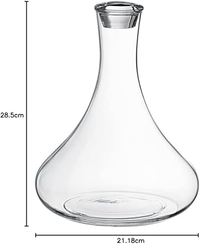Miniatura 7 de Villeroy & Boch Purismo - Decantador de cristal, 25.25 onzas, transparente