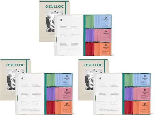 Image of OSULLOC TEA VARIATION inchO inch (36 Count, 6 Types x 6 ea), Elegant & Sophisticated designed Gift Set, 6 Premium Organic Pure & Blended Tea from Jeju Island (Pack of 3)