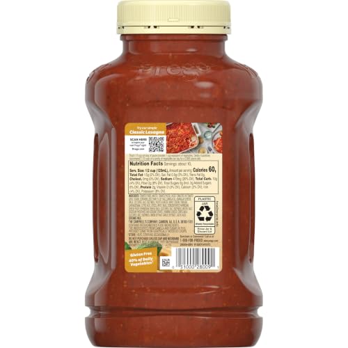 Image of Prego Three Cheese Pasta Sauce, Jar, 45 Ounce (Pack of 6)