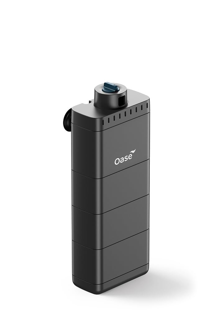 OASE 94107 EcoFlow 100 - Filtro angolare per acquari d'acqua dolce e salata fino a 100 l, 4,5 W