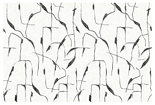 RoomMates RMK12210M Nikki Chu Off White and Charcoal Black Ivory Coast Peel and Stick Wall Mural by RoomMates - Image 3