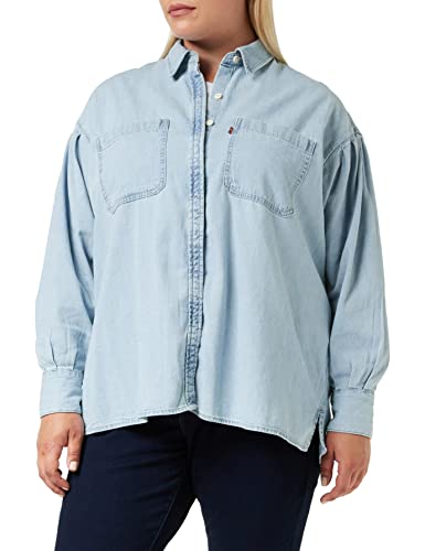 Chemise Levi's Villa Tunic pour femme en coton doux bleu