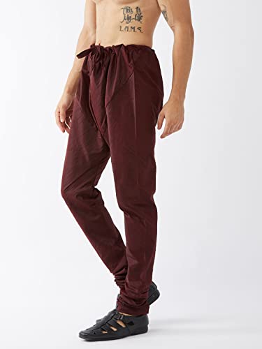 Image of Mother VM Mens Silk Blend Pyjama - Stylish Lounge Wear for Relaxation and Sleep | Regular Premium Cotton, Elastic Waist, and Classic Design for Ultimate Comfort