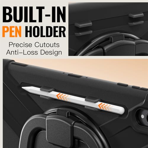 Armure Samsung Galaxy Tab S11 Ultra robuste noire