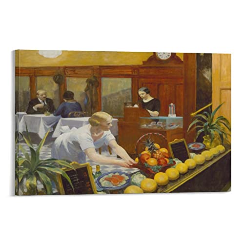 Edward HopperGh[hEzbp[ipe[uj  G |X^[ EH[A[g LoX  摜 |X^[ ǂ̊G Ǌ| Ǐ aMtg z[08x12inch(20x30cm) (60X50 Inchj