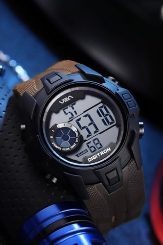Image of V2A Digitron 2117 Sports Watch for Men & Boys | Alarm, Stopwatch, 12 /24H | 3 ATM Water Resistant | Luminous Display | Gifts for Men & Boys