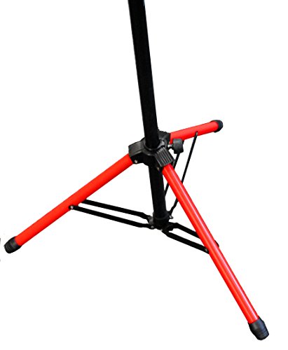 Image of Audio 2000s 60 inch Height Portable Sheet Music Stand Dual Color Red /Black AST444A-RBK