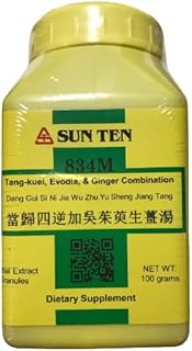 SUN TEN - TANG-KUEI, EVODIA, & GINGER CO Dang Gui Si Ni Jia Wu Zhu Yu Sheng Jiang Tang 834M Concentrated Granules 100g by Baicao by SUN TEN Baicao