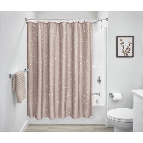 Rideau de douche anti moisissure lavable iDesign pour stopper les projections d'eau