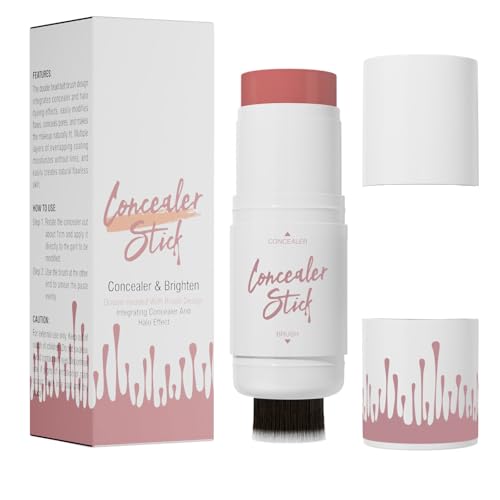2 en 1 resaltador de doble cabeza en barra bronceadora barra de contorno multifuncional para maquillaje, rubor