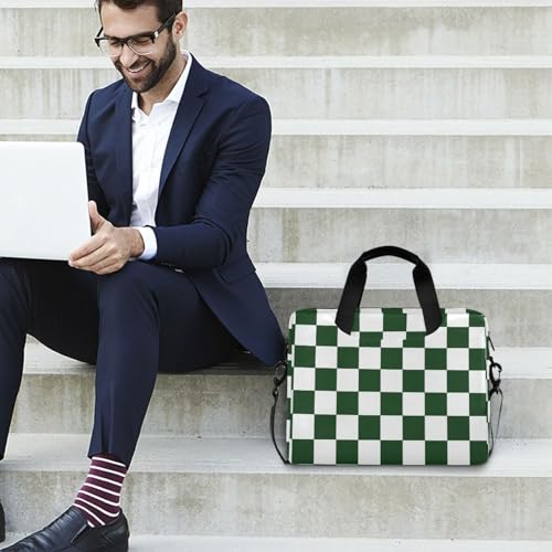 Funda para portátil 15.6 pulgadas con asa y correa verde miniatura 3