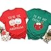 Personalized Handmade Funny Matching Couples Christmas Shirts, You're the Marshmallows to My Hot Cocoa Matching Christmas Pajamas, His and Hers Couple Shirts