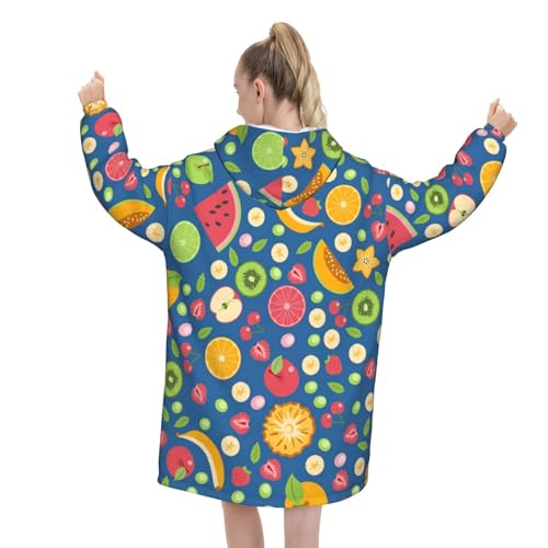 Couverture à capuche portable pour soirées canapé et cocooning