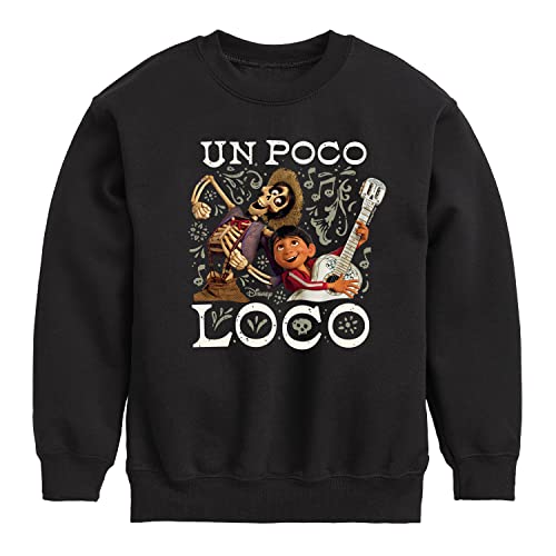 Disney Coco - Un Poco Loco - Toddler And Youth Crewneck Fleece Sweatshirt