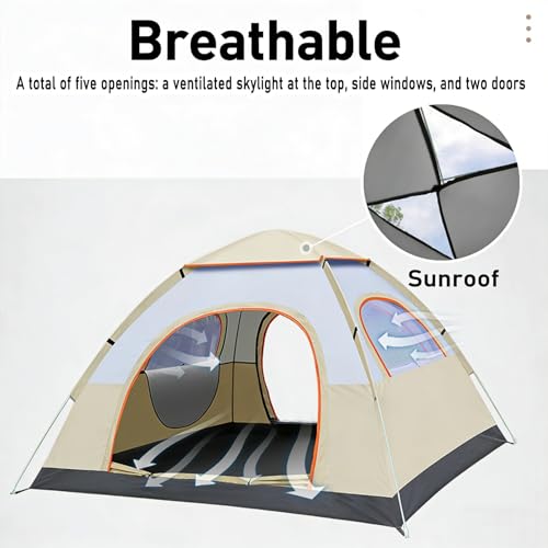 Carpa Pop Up para 3-4 Personas, Montaje Instantáneo y Resistente miniatura 5