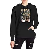 EMERZE Dylan O'Briens Hoodies Woman'S Casual Hoody Sweatshirt Long Sleeve Hooded Pullovers Tops With Pocket Medium Black