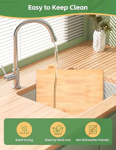 Set de 4 Tablas de Cortar de Bambú con Soporte Metálico miniatura 5