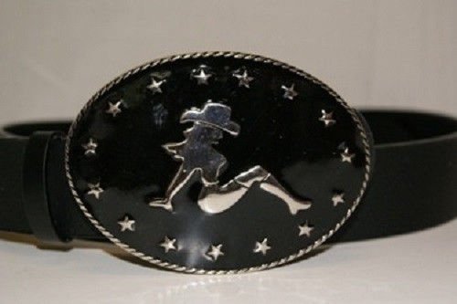 K's Novelties Mud Flap CowGirl Cow Girl Sexy Lady Belt Buckle