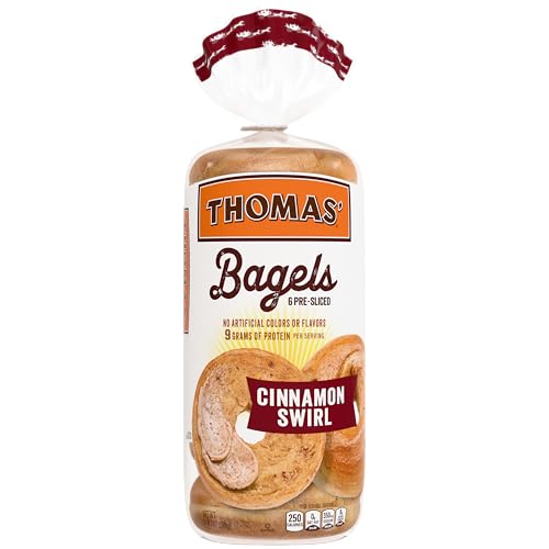 Thomas' Cinnamon Swirl Bagels, 6 count, 18 oz