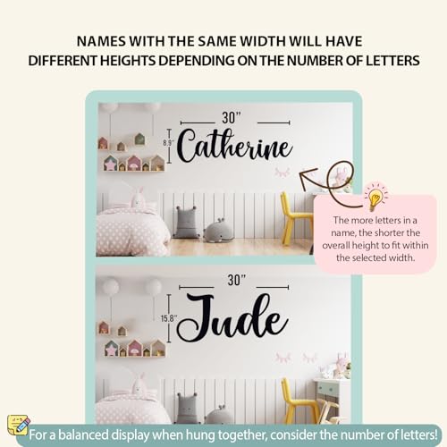 Customizable Wooden Nursery Name Sign – Personalized Name Wall Decor for Kids Rooms, Unique Baby Shower Gift & Timeless Nursery Decoration - Image 5