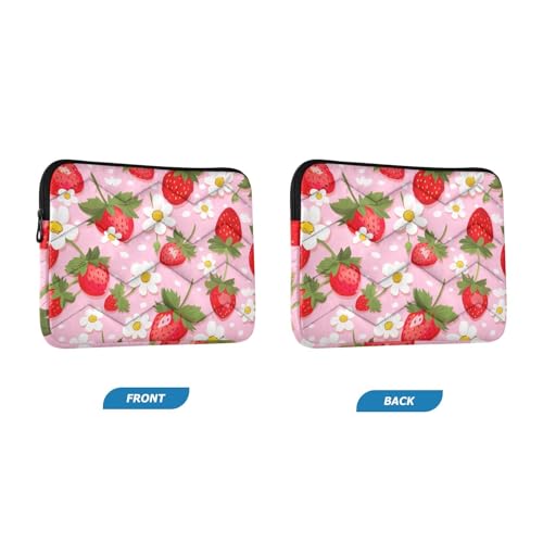 Funda para laptop 13-14 pulgadas con diseño floral rosa miniatura 2
