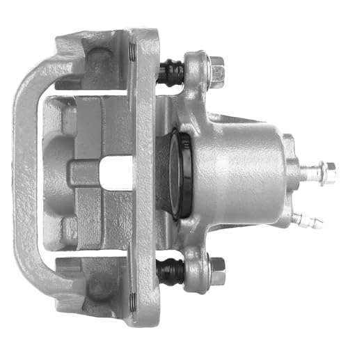 Image of Detroit Axle - Rear Left Brake Caliper for 2008-2016 Toyota Sequoia | 2007-2016 Tundra, 2009 2010 2011 2012 2013 2014 2015 Driver Side Disc Brake Caliper with Bracket Replacement