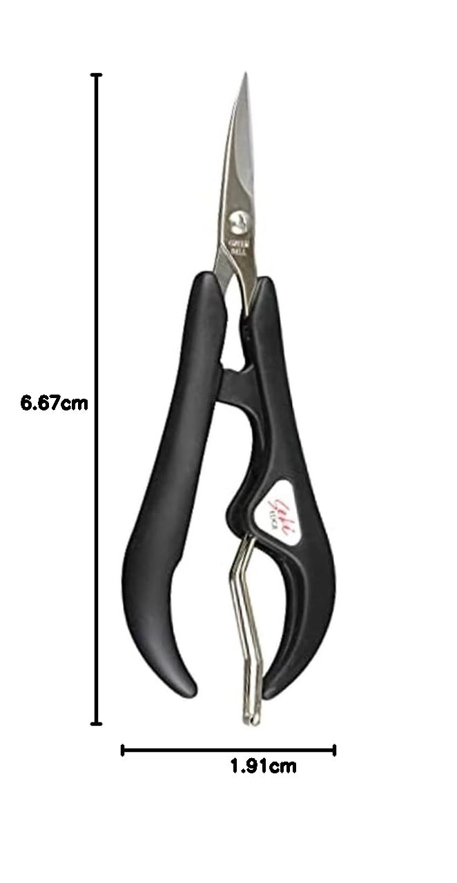 Seki EDGE SS-201 | Made in Japan | Profesjonalne bardzo długie nożyczki do paznokci u stóp | Stal nierdzewna i uchwyt z elastomeru | Do cienkich paznokci i precyzyjnego czystego cięcia | 123 mm