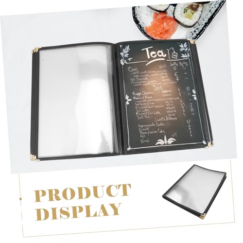 Accessoire restaurant indispensable avec ce protège-menu transparent de bar - 6