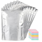 SHXWELL 30PCS 2 Gallon Mylar Bags for Food Storage, 13'x17' 10 Mil Stand-Up Zipper Pouches Resealable and Heat Sealable for Long Term Food Storage(13'x17', Extra Thick)
