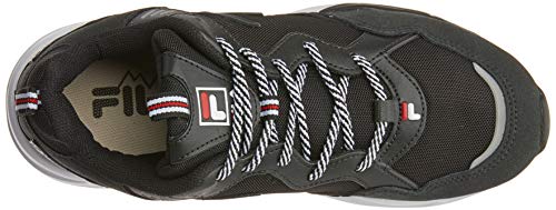Fila Rippler, Tênis Masculino, Preto/Branco/Vermelho, 38
