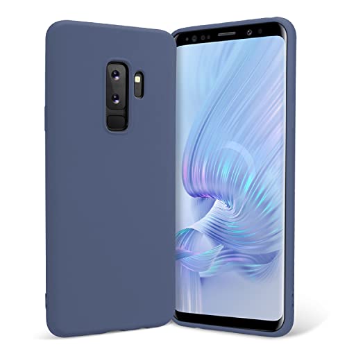 Coque Samsung S9 Plus silicone TPU premium etui de protection integral gris mat
