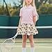 YEXIATODO Capybara 7/8 Girls Skirts Elastic Flared Tennis Skater Skirts with Built-in Shorts Athletic Skirt with Shorts Kids Active Flowy Teen Girls Fashion Skorts Sundress Playwear for School