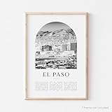 El Paso Art Print, El Paso...