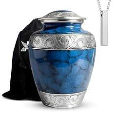 Fire Blue Single Urn