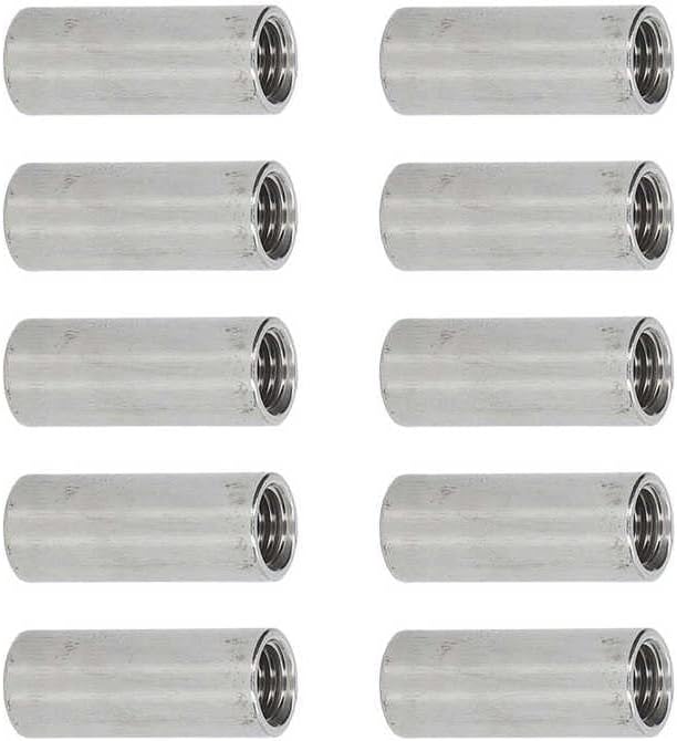 Female Thread Coupling Nut Round Coupling Nuts 304 Stainless Steel for Household Repair