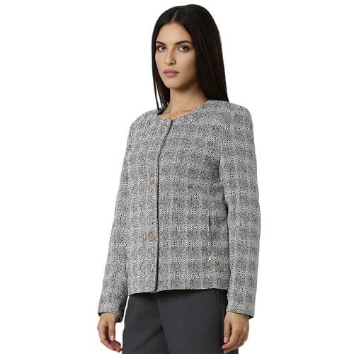 Image of Van Heusen Women's Regular Fit Casual A-line Coat, polyester blend