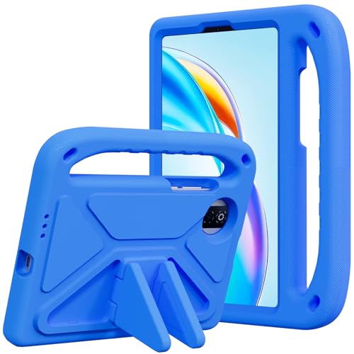 Coque Honor Pad X7 8.7 2025 antichoc EVA bleue avec poignée enfant