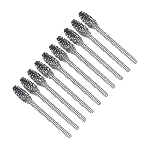 Fresas rotativas de carburo de tungsteno, 10 piezas